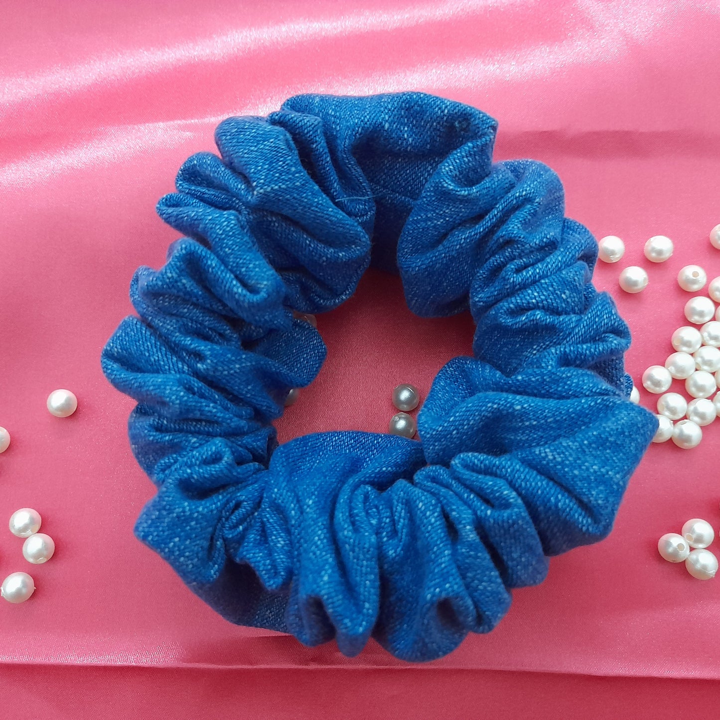 Denim blue Scrunchie