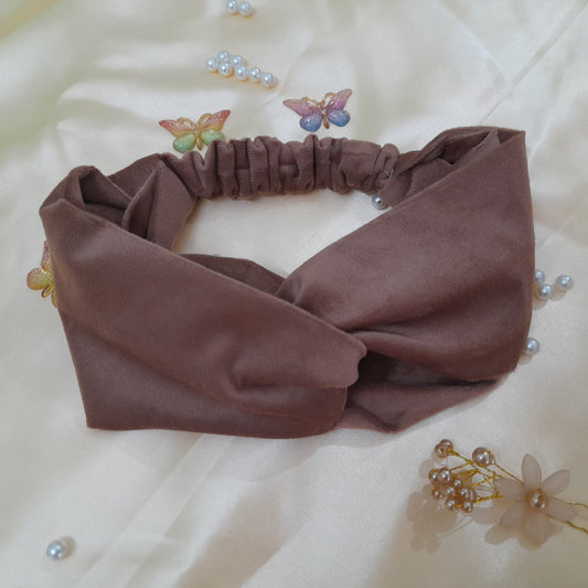 Velvety crown hairband